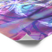 バタフライデイドリームアートプリント ポスター (角)