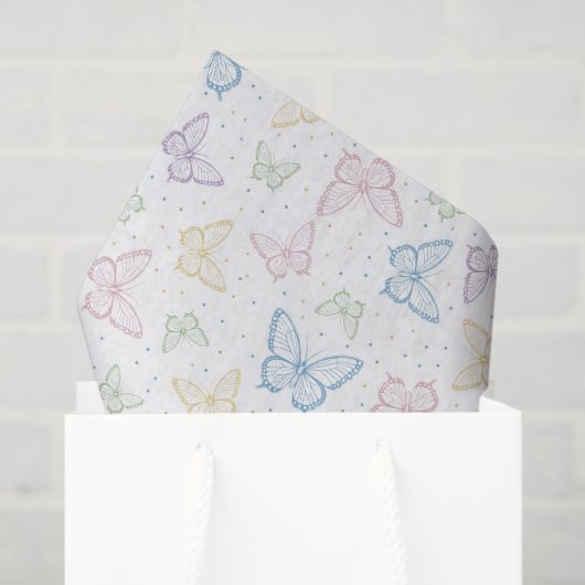 バタフライデコパージュ 薄葉紙 (ギフトバッグ)