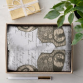 バタフライデコページティッシュペーパー-フランスのヴィンテージ 薄葉紙 (ギフト)