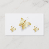 バタフライデザイン鱗翅目 名刺 (裏面)