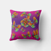 バタフライデザイン クッション (裏面)