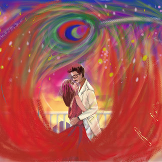 バタフライデザイン コーヒーマグカップ