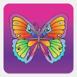 バタフライデザイン スクエアシール