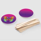 バタフライデザイン ハンドファン (組立なし)