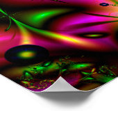 バタフライデザイン ポスター (角)