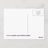 バタフライデザイン ポストカード (裏面)