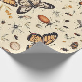 バタフライデザイン ラッピングペーパー (角)