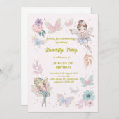 バタフライデザイン 招待状 (正面/裏面)