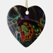 バタフライデジタルアート自然オーナメント セラミックオーナメント (右)