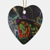 バタフライデジタルアート自然オーナメント セラミックオーナメント (左)