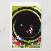 バタフライデライト 便箋 (正面/裏面)