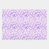 バタフライトス（ラベンダー） ラッピングペーパーシート (正面)