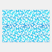 バタフライトス（青） ラッピングペーパーシート (正面3)