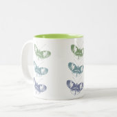 バタフライトリオ ツートーンマグカップ (正面左)