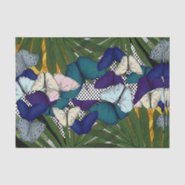 バタフライドットデコページ/ティッシュペーパー 薄葉紙