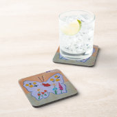 バタフライドリーミング懸命プラスチックコースター コースター (右側)