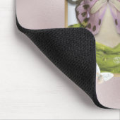 バタフライドリームズモノグラムとファンタジーコラージュ マウスパッド (コーナー)