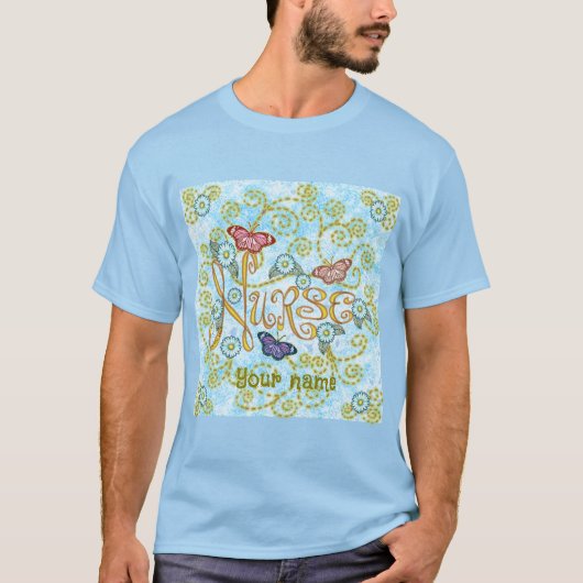 バタフライナースTシャツ Tシャツ (正面)