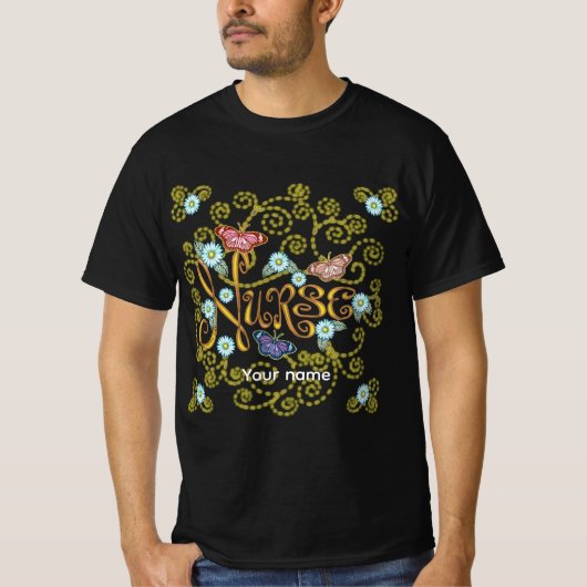 バタフライナースTシャツ Tシャツ (正面)