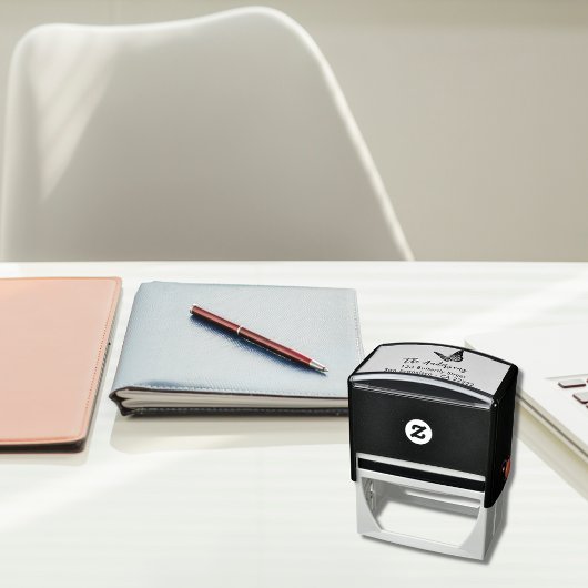 バタフライネーム差出人住所 セルフインキングスタンプ