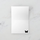 バタフライノテカード – カンマ カード (内部)