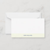 バタフライノートカードフラットオプション ノートカード (正面)