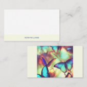 バタフライノートカードフラットオプション ノートカード (正面/裏面)