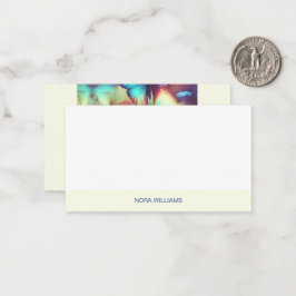 バタフライノートカードフラットオプション ノートカード