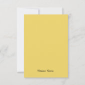 バタフライノートカード サンキューカード (裏面)