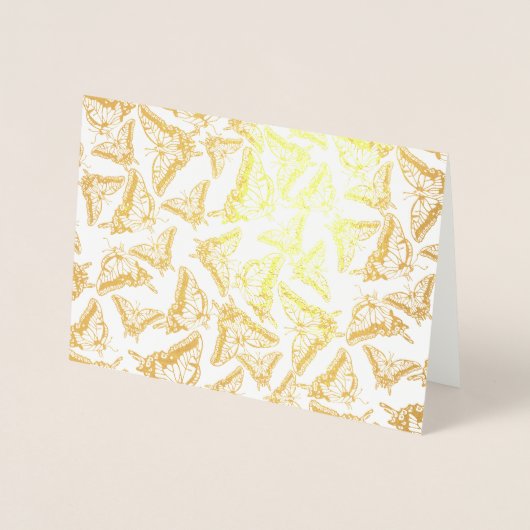 バタフライノート 箔カード (正面)