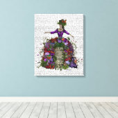 バタフライハウスクイーン キャンバスプリント (インサイチュ (ウッドフロア))