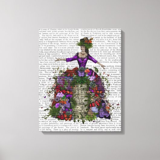 バタフライハウスクイーン キャンバスプリント (正面)