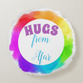 バタフライハグ枕 ラウンドクッション (裏面)