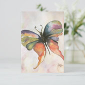 バタフライハピネスフラットサンキューカード サンキューカード (スタンド正面)