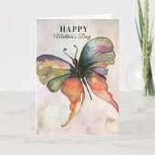 バタフライハピネスマザーズデイカード カード (正面)