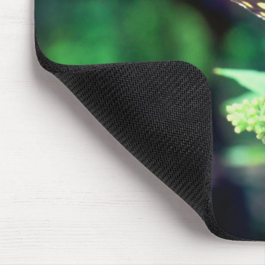 バタフライハピネス引用文 感動的 マウスパッド (コーナー)