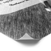 バタフライハピネス感動的引用文 ポスター (角)