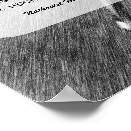 バタフライハピネス感動的引用文 ポスター (角)