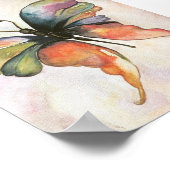 バタフライハピネスPremium Canvasポスター(5 x 7) ポスター (角)