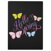 バタフライハロー春 クリップボード (裏面)