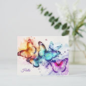 バタフライハロー ポストカード (スタンド正面)