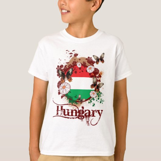 バタフライハンガリー Tシャツ (正面)