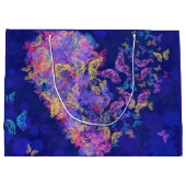 バタフライハート抱き枕 ラージペーパーバッグ (裏面)