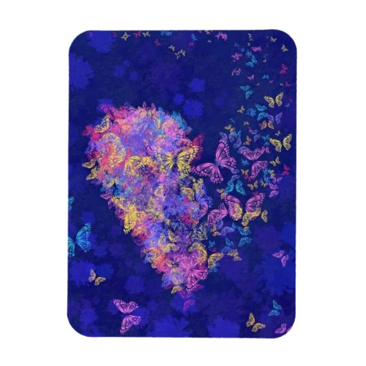 バタフライハート – 愛 マグネット (縦)