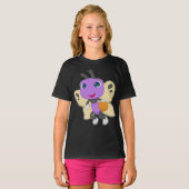 バタフライバスケットボール選手バスケットボール Tシャツ (正面フル)