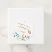 バタフライバタバタしてくれてありがとう誕生日 フェイバータグ (インサイチュ)