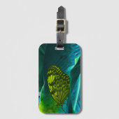 バタフライバッグラベル ラゲッジタグ (正面縦)