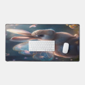 バタフライバニー デスクマット (キーボード&マウス)