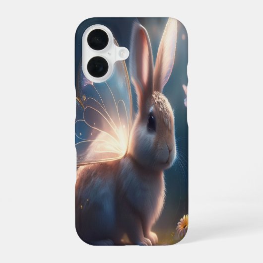 バタフライバニー iPhone 16ケース (裏面)