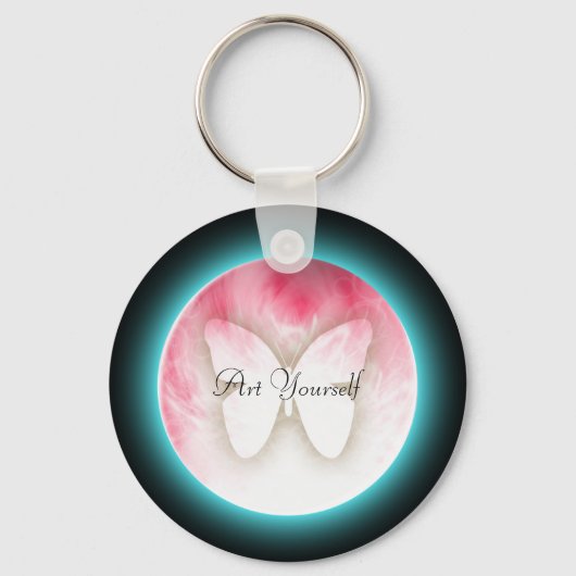 バタフライバブル キーホルダー (正面)